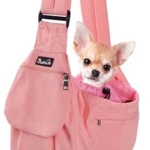 SLOWTON Adjustable Hard Bottom Support Cat & Dog Sling